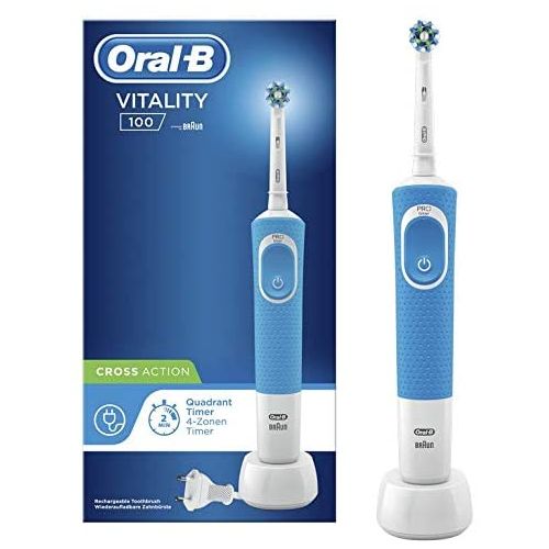 Oral B - Oral-B Vitality 100 Blue Cross Action Brosse À Dents Électrique
