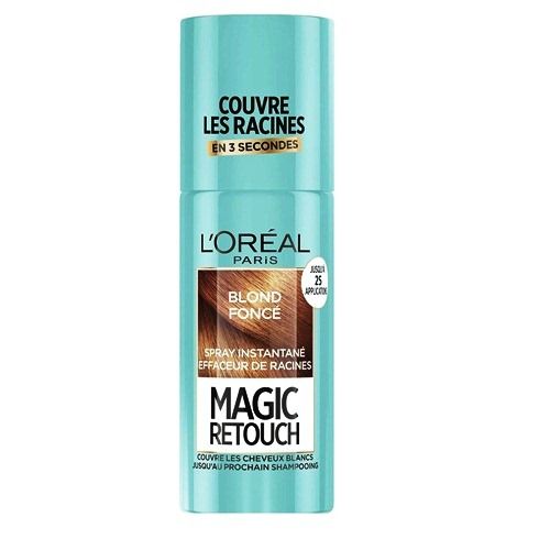 L'Oreal - Spray Instantané Correcteur de Racines & Cheveux Blancs - Magic Retouch - Blond Foncé - 75 ml