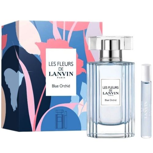 Les Fleurs de Lanvin BLUE ORCHID Coffret Eau de Toilette 50 ml + 7,5 ml