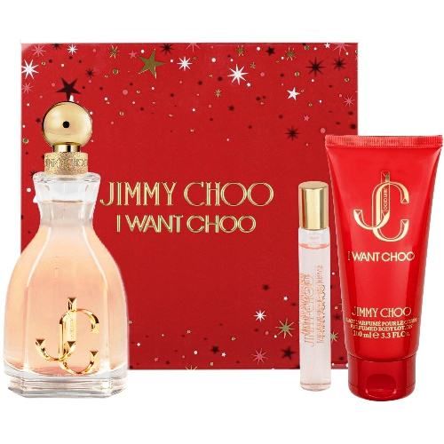Jimmy Choo - Coffret I Want Choo Eau de parfum 100 ml + Miniature 7,5 ml + Lait corps 100 ml