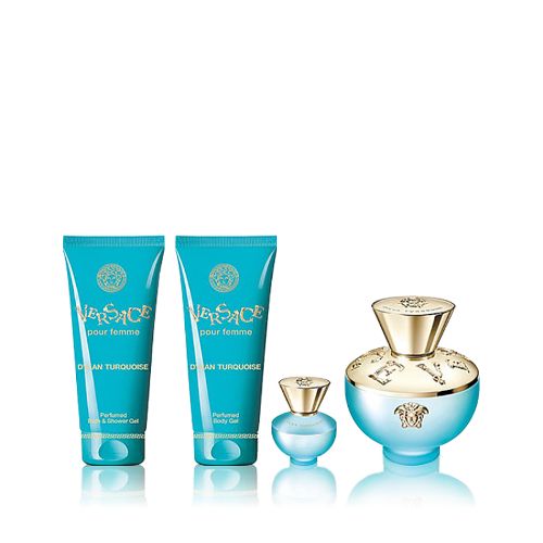 Versace - DYLAN TURQUOISE POUR FEMME COFFRET - 4 PIECES -