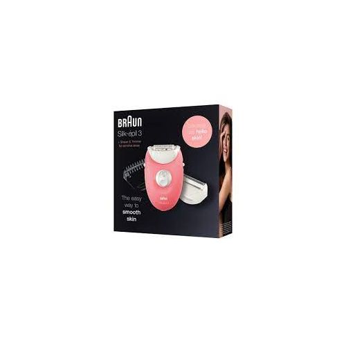 Braun - Épilateur Silk-Épil 3 3-440 Avec 3 Accessoires Incl. Tête De Rasage