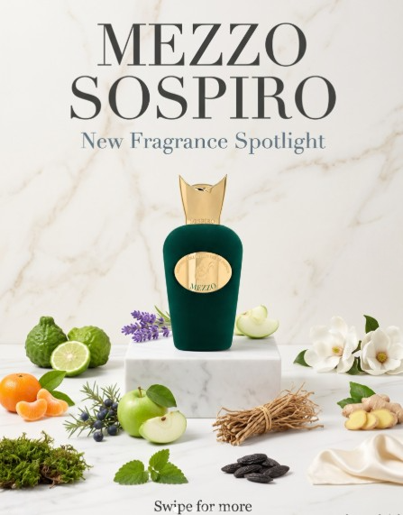 sospiro MEZZO Eau de parfum Homme et Femme 100ml