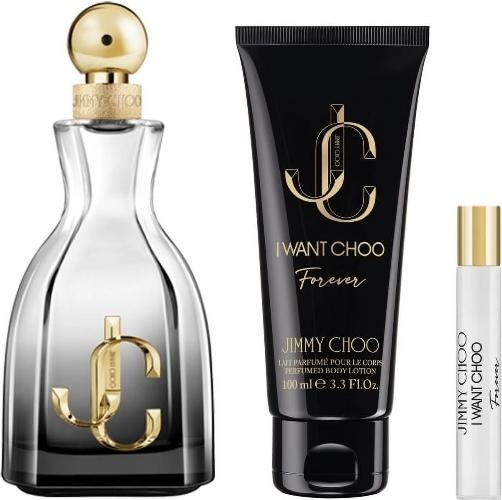 Jimmy Choo - Coffret I WANT CHOO FOREVER - Eau de parfum 100 ml + Miniature 7,5 ml + Lait corps 100 ml