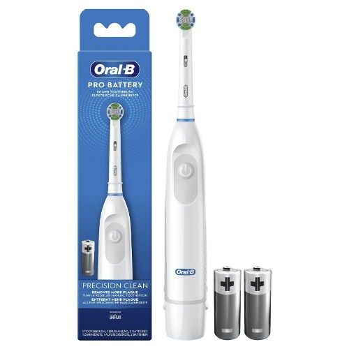 Oral B - Brosse à dents électrique PRECISION CLEAN PRO-BATTERIE 1 brosse + 2 piles