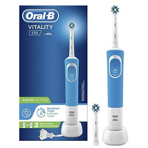 Oral B - Brosse À Dents Électrique - Vitality 170 Blue Cross Action