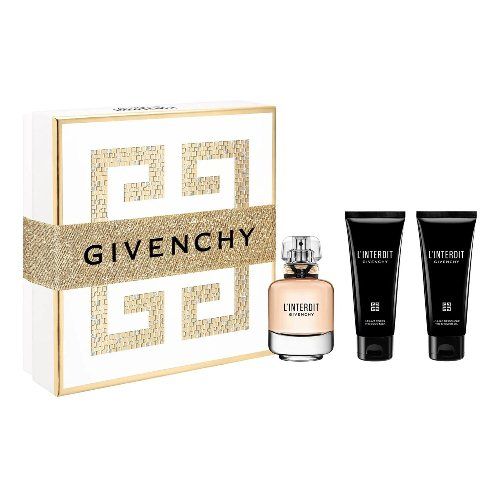 Givenchy - L'INTERDIT Coffret Eau de Parfum 80ml + Lait Corps 75ml + Huile de Douche 75ml