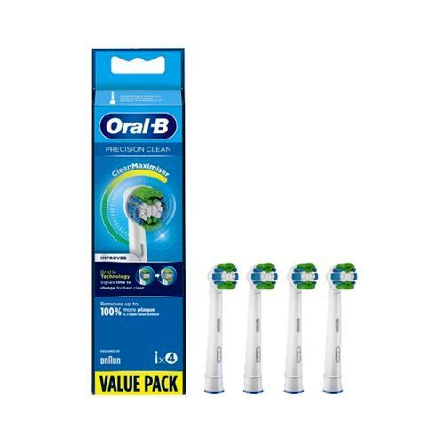 Oral B - Brossettes De Rechange Precision Clean Eb20 Pack 4 Brossettes