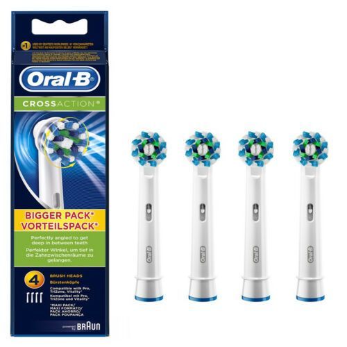 Oral B - Brossettes De Rechange Cross Action Pack 4
