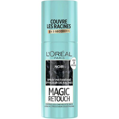 L'Oreal - Spray Instantané Correcteur de Racines & Cheveux Blancs, Magic Retouch, NOIR, 75 ml