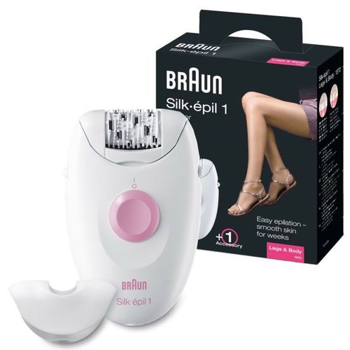 Braun - Epilateur - Silk Epil 1 Legs&Body 1370 - Blanc