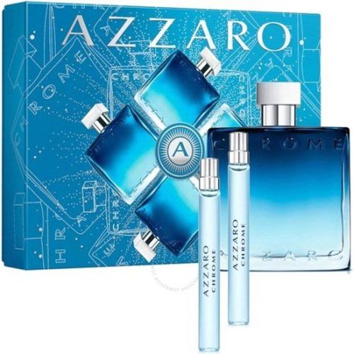 Azzaro - Chrome Coffret  Eau de Parfum 100ml +Eau de Parfum10 ml +Eau de Toilette10 ml  