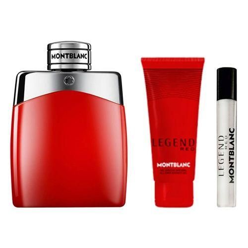 Mont Blanc - LEGEND RED Coffret Eau de parfum 100ml + Vaporisateur 7.5ml + Gel douche 100ml