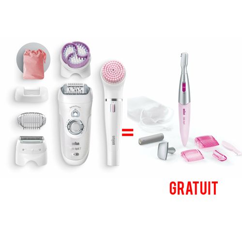 Braun - Pack Beauty Set 7-885Bs (7 Extra)+Silk-Épil Bikini Styler Fg1100 Gratuit