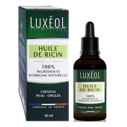 luxeol - HUILE DE RICIN pour (CHEVEUX, PEAU,ONGLES) -50ml-
