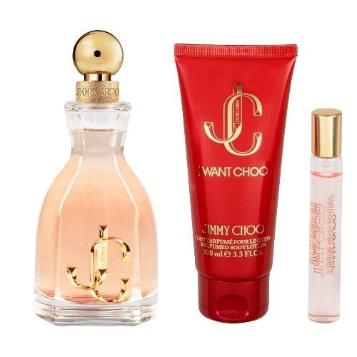 Jimmy Choo - Coffret I Want Choo  Eau de parfum 100 ml + Miniature 7,5 ml + Lait corps 100 ml