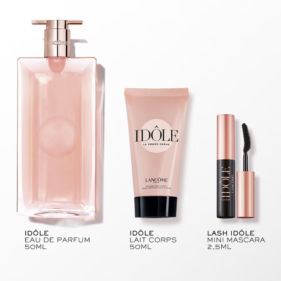 Lancôme  IDÔLE - Coffret Eau de Parfum 50ml + Creme Pour Le Corps 50ml + Mascara 2.5ml