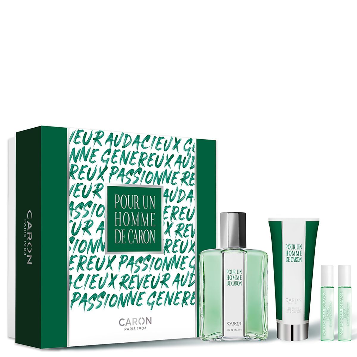 Caron Paris Coffret Pour un Homme de Caron - Eau de Toilette 125ml + 3 Pieces -
