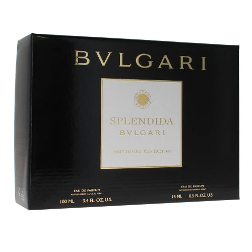 Coffret Bvlgari SPLENDIDA PATCHOULI TENTATION Eau de Parfum Femme 100ML + Miniature 15ML