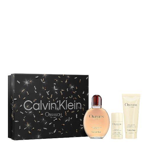 Calvin Klein - OBSESSION FOR MEN Coffret Eau de Toilette 100ml + After shave 100ml +Deo stick 75g