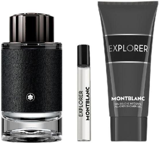Mont Blanc - Coffret explorer : Eau de parfum 100 ml + Eau de parfum 7.5 ml + Gel douche 100 ml