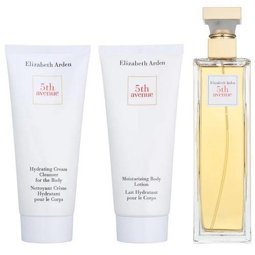 Elizabeth Arden - Coffret 5TH Avenue Eau de Parfum 125ml+Crème pour le Corps 100 ml+Nettoyant Crème Hydratant 100 ml 