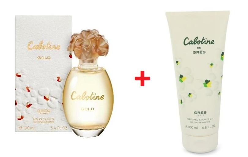 Gres - PACK Cabotine Gold Eau de Toilette Femme 100ml  + Cabotine De Grès Gel Douche Parfumée Pour Femme 200ml