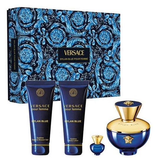 Versace - Dylan Blue Pour Femme coffret Cadeau  -4 pièces- 