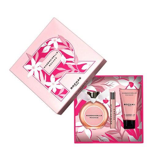 Rochas - Coffret Mademoiselle Eau de Parfum 50ml + Lait pour le Corps 50ml + Miniature 7,5ml