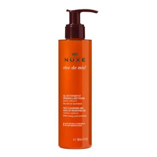 Nuxe - rêve de miel - Gel Nettoyant et Démaquillant Visage - 200ml