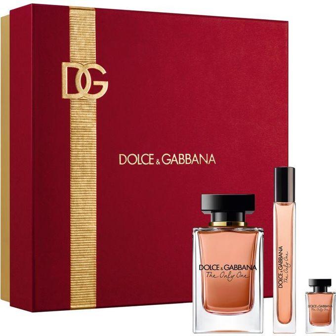 Dolce & Gabbana - The Only One - Coffret Eau de Parfum Femme 100 ml +Travel Spray 10 ml + Miniature Spray 5 ml -