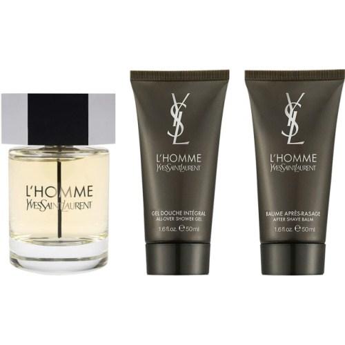Yves Saint Laurent - L'HOMME - Coffret Eau de Toilette 100ml + Gel douche 50ml + Baume après-rasage 50ml