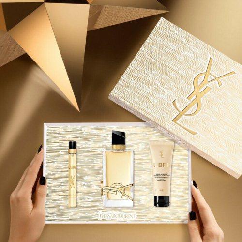 Yves Saint Laurent - Coffret LIBRE - Eau de Parfum 90ml+ Miniature 10ml + Lotion oiur le Corps 50ml