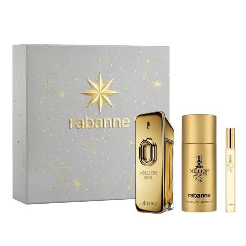 Paco Rabanne - COFFRET MILLION GOLD FOR MEN - EAU DE PARFUM INTENSE 100ML + DEODORANT 150ML + MINIATURE 10ML