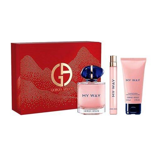 Giorgio Armani - My Way Coffret - Eau de Parfum 90ml + Miniature 10ml + Lait Parfumé Hydratant 50ml -