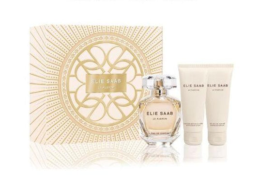 Elie Saab - LE PARFUM -Coffret Le Parfum 90ml + Lait Parfumé  Pour le Coprs 75ml + Gel Douche Parfumé 75ml 