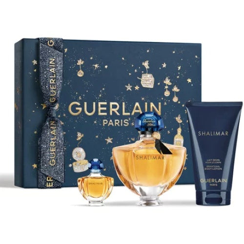Guerlain Shalimar, Coffret Eau de Parfum 50ml + Miniature 5ml + Lait Divin Pour Le Corps 75ml
